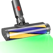 Brush for Dyson V10 V11 V7 V8, Roller Brush Head with LED Lights for Reveal Invisible Dust, Suitable for Hard Floor Cleaning