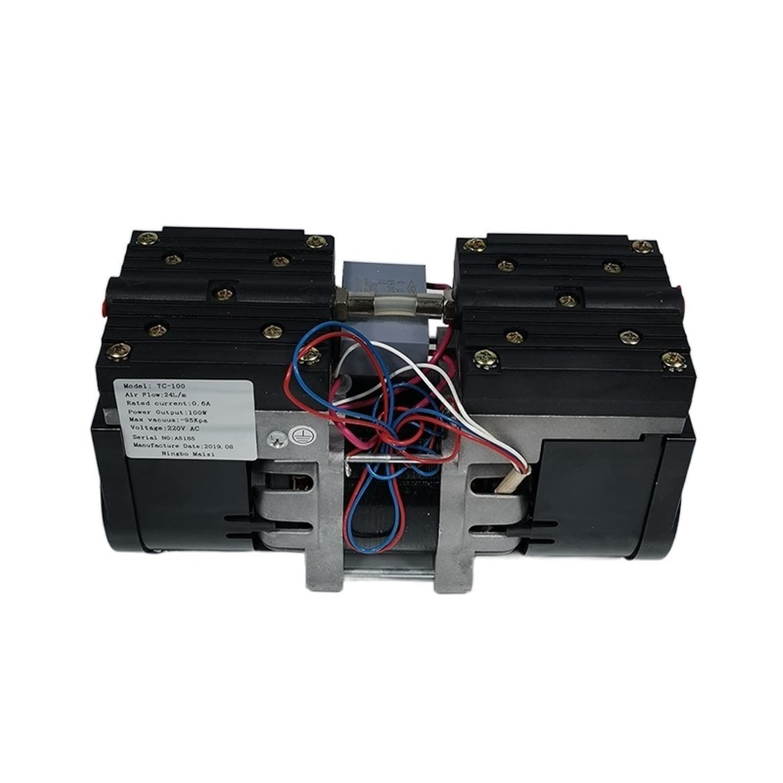 Membranpumpe TC-100 Ölfreie Membran-Vakuumpumpe 100 W Medizinische Stummpumpe mit 24 l/min Vakuumfluss
