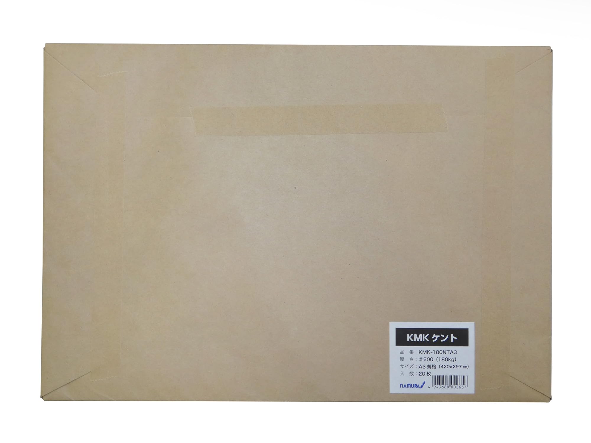 Amazon.co.jp: 名村大成堂 ケント紙 KMKケント紙 #200(180kg) A3規格