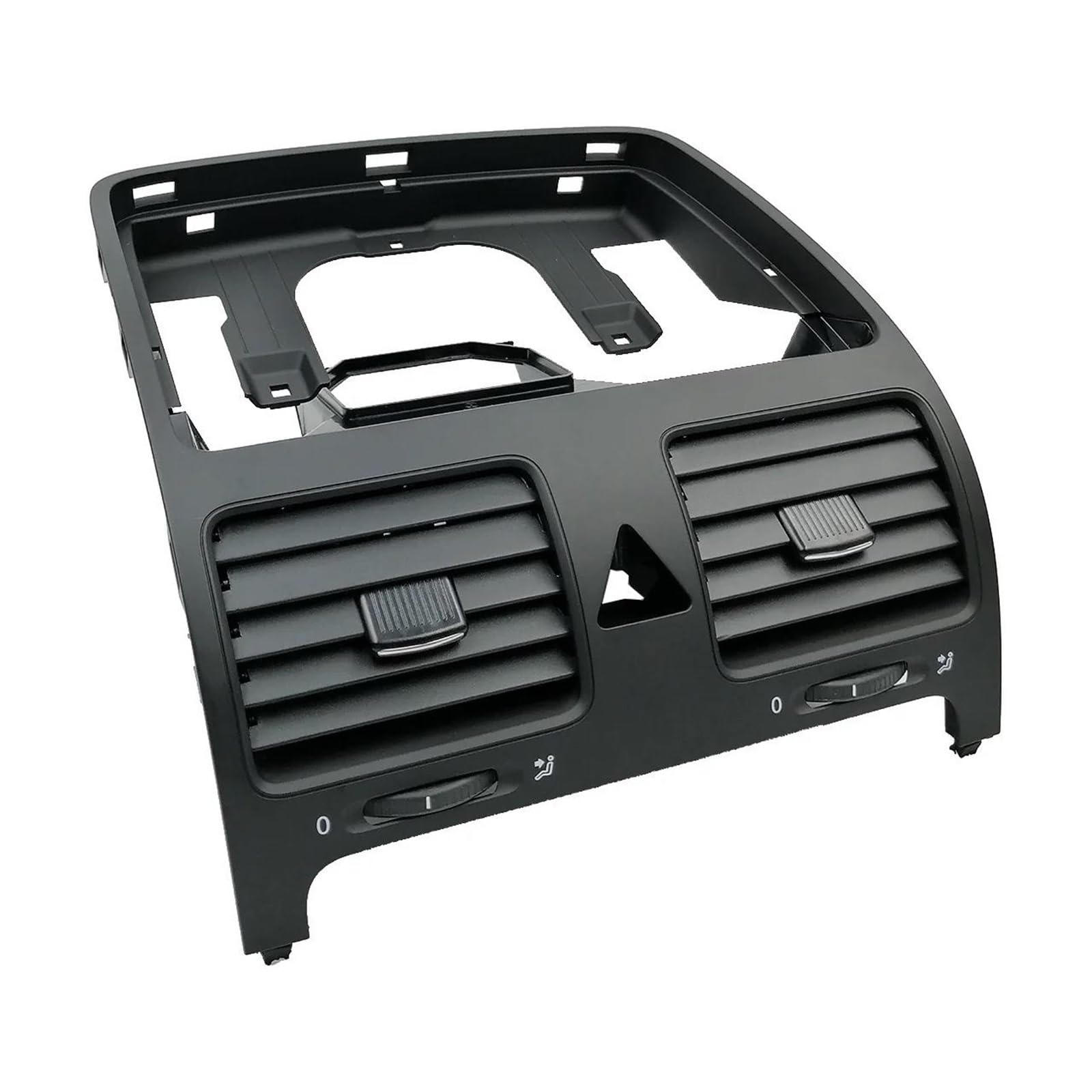 Aérateur de climatisation VW Jetta 5 et Golf 5 buse de ventilation centrale noire - 7