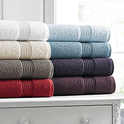 Kassatex Loft 2 Piece Towel Set 2 Bath Towels 100 Egyptian cotton Eclipse Blue Amazon