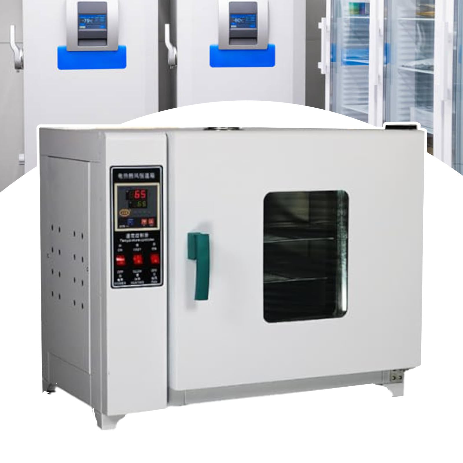 Horno eléctrico de secado de laboratorio, secador de temperatura constante, interior de acero inoxidable, rango de temperatura de 50-300 °C para uso industrial