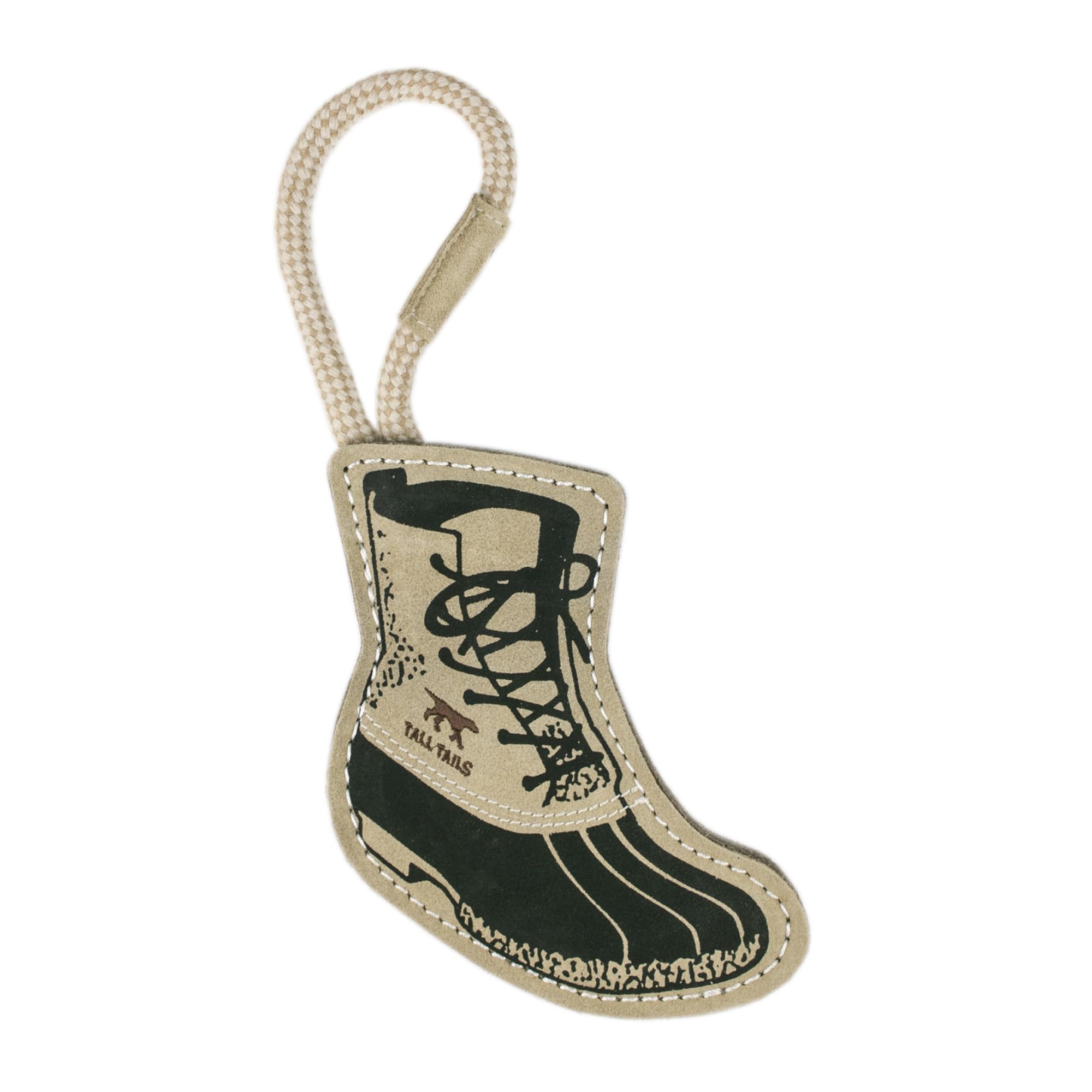 Tall Tails Natural Leather Boot Tug Toy for Dogs