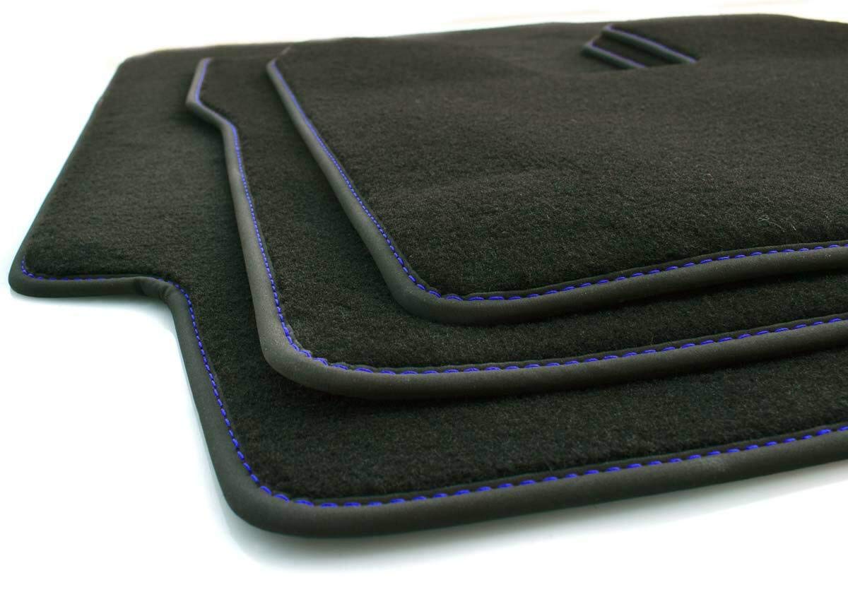 kh Teile LKW Fußmatte TGX (Blaue Ziernaht) Original Qualität Autoteppich 3-teilig