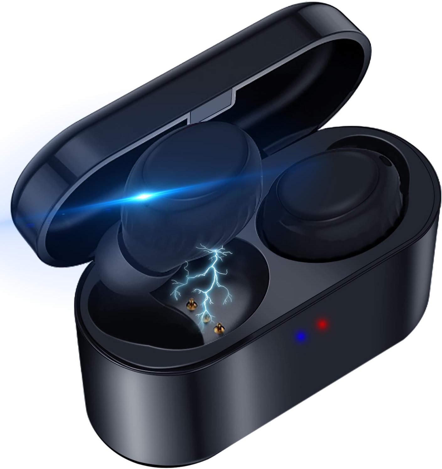 koiiko 5.0 Bluetooth Earbuds, Tws Sports Headset, Ipx5 Waterproof Sports Headset, 50 Hours Playing Time, Suitable For Outdoor Sports In Gym. Mini Ear Design Conforms To Ergonomics, More