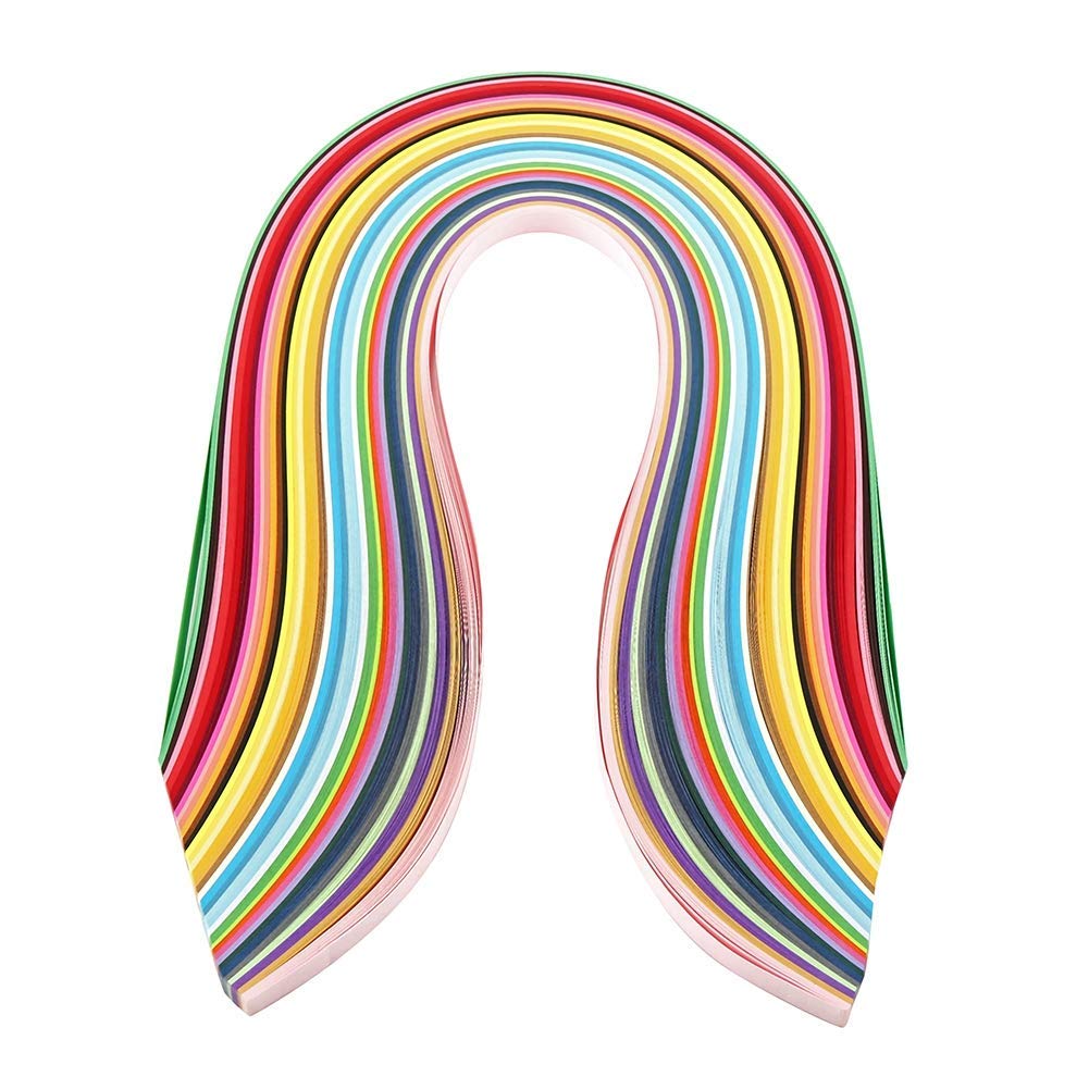 Quilling Paper Strips Set – Multi-Color Origami Star Paper Strips for DIY Paper Quilling, Lucky Star Folding, Craft Art, Decoration, Scrapbooking & Handmade Projects-image-20