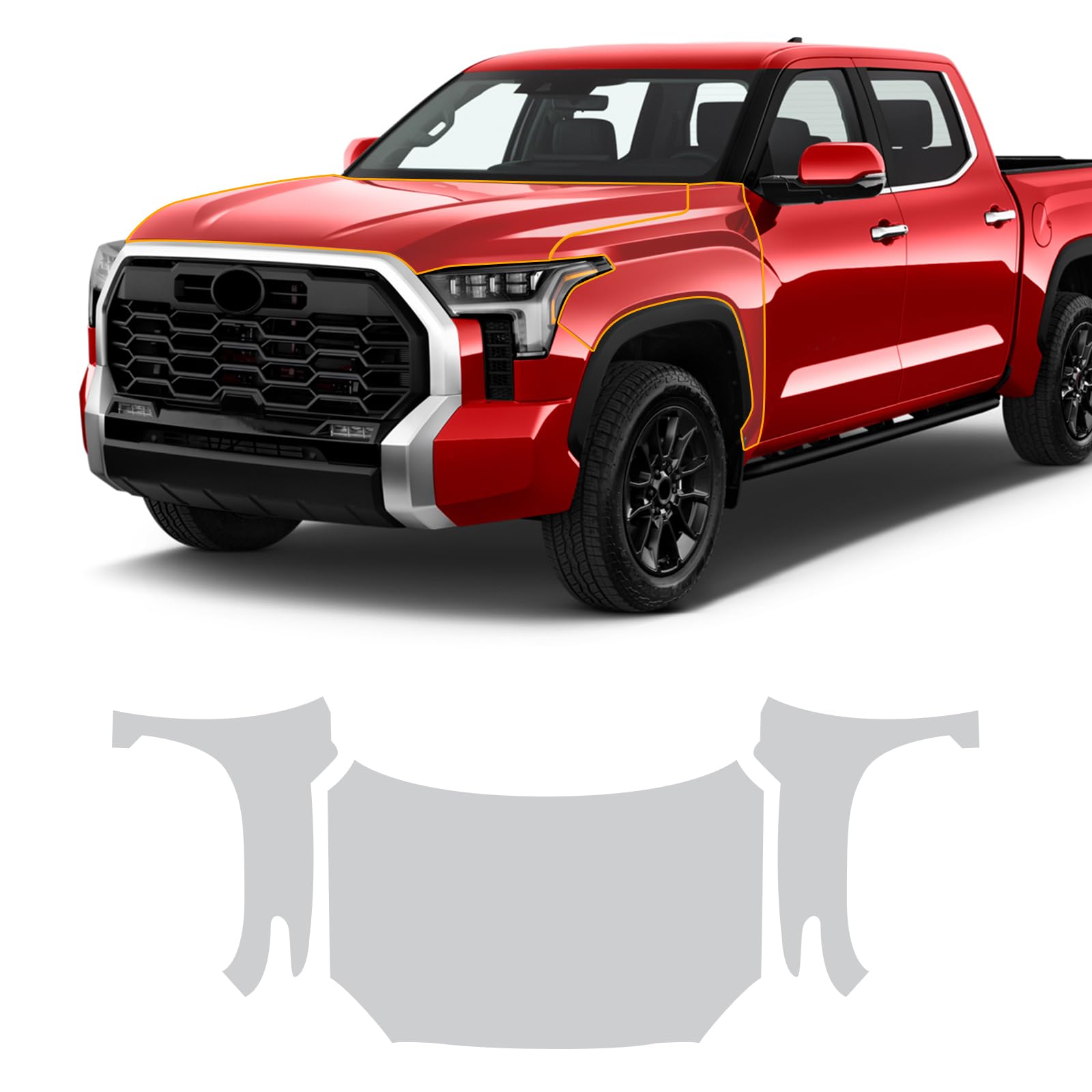 Amazon.com: FDAIUN for Toyota Tundra 2022-2024 Gloss Clear Car