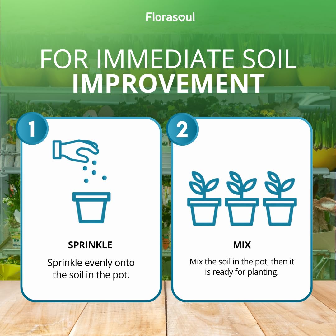 Activador de Sustrato para Macetas Bio | Revitaliza Tierra Usada, con Retenedor de Agua y Nutrientes | para Plantas de Interior y Balcón | Urban Gardening