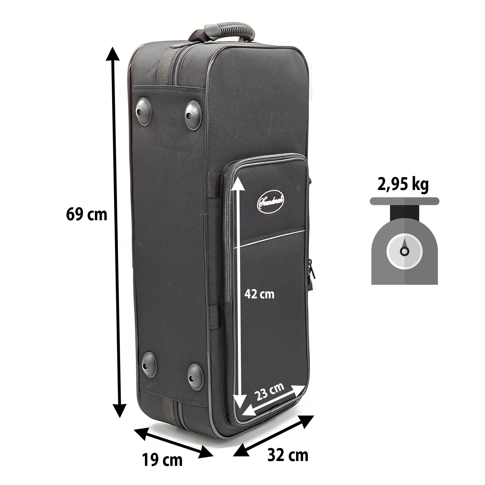 Valise de Transport Soundman® pour Saxophone Alto