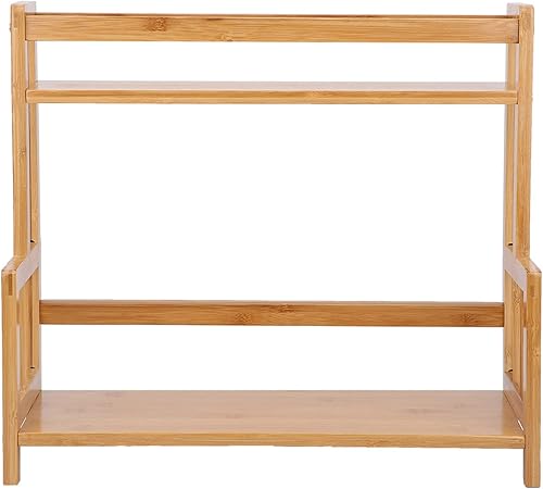 Miniatura 6 de Fydun Organizador de almacenamiento multifuncional para encimera de 2 capas, estante de especias de cocina, amplia gama de usos