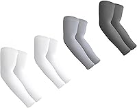 Vista 23 de Aegend - Mangas de protección solar con compresión, para cubrir tatuajes, mangas solares para hombres, mujeres y jóvenes