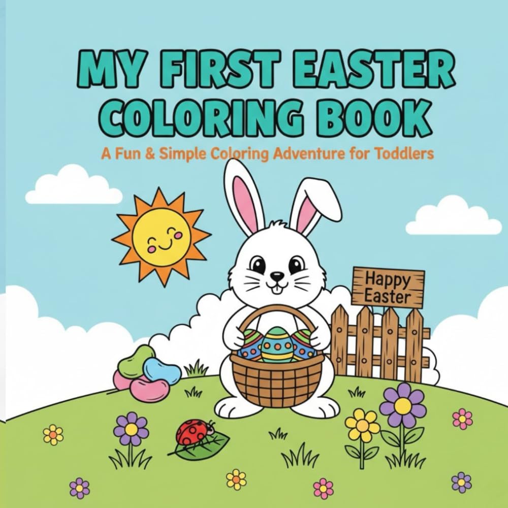 My First Easter Coloring Book: A Fun & Simple Coloring Adventure for Toddlers (Joyful Easter Series)