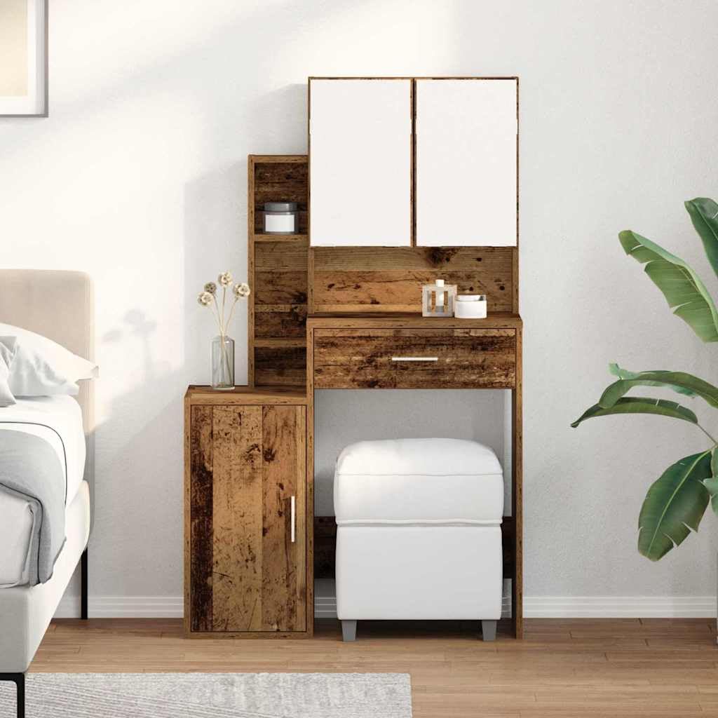 Tables de maquillage pour chambre avec tiroir Chêne | Leroy Merlin