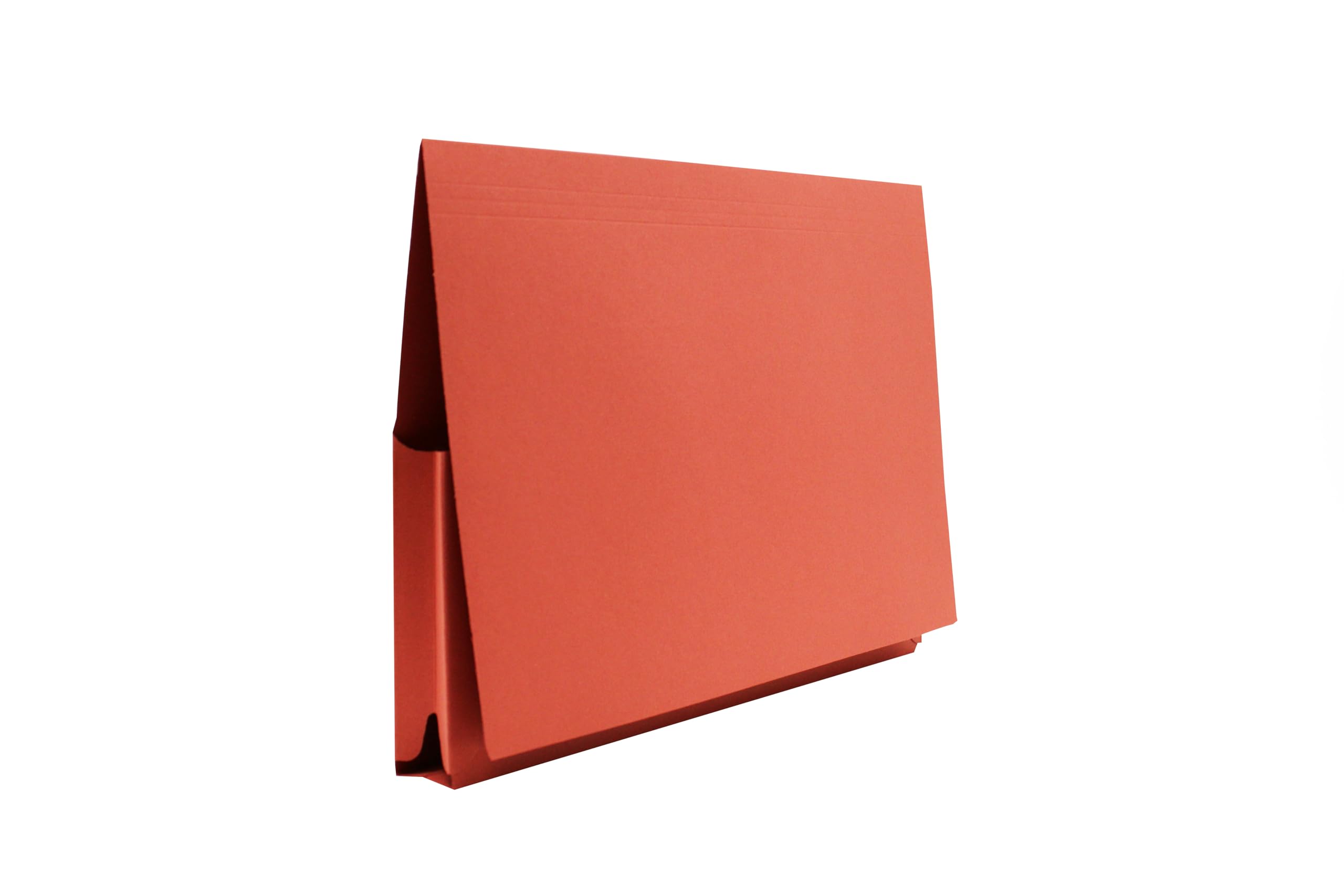 Legal Filing - Ref 713842 14x10 Wallet, Box of 50, Made from 315gsm Strong Recycled Manilla, Will Hold A4 & Foolscap Documents, 37 x 25 cm in Size, Red