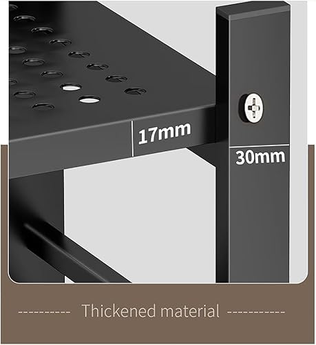 Miniatura 2 de Estantería plegable para almacenamiento, estantes plegables de metal de 4 niveles con ruedas, estantes y estantes de almacenamiento, estantes
