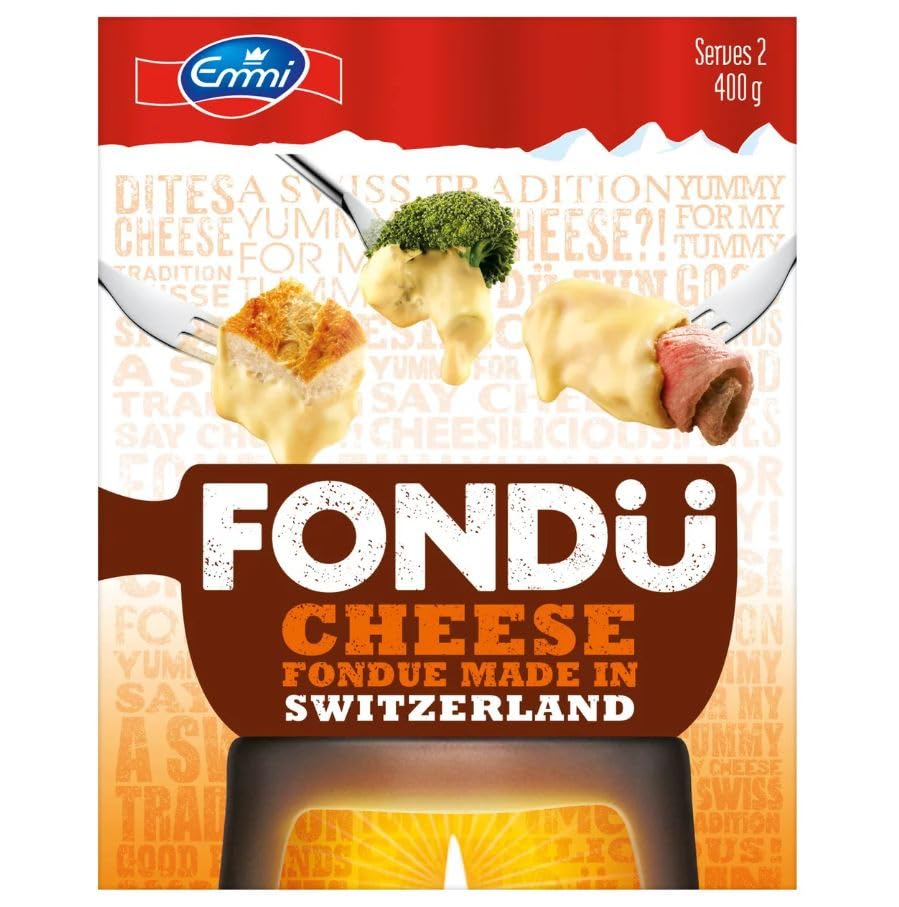 Emmi Original Fondue 400g Creamy Swiss Cheese Fondue Choose Pack of 1 2 or 4 (Pack of 1)