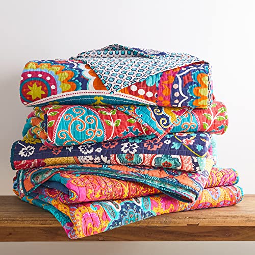 Parure de lit king size Jules Levtex Home réversible bohème colorée - 7