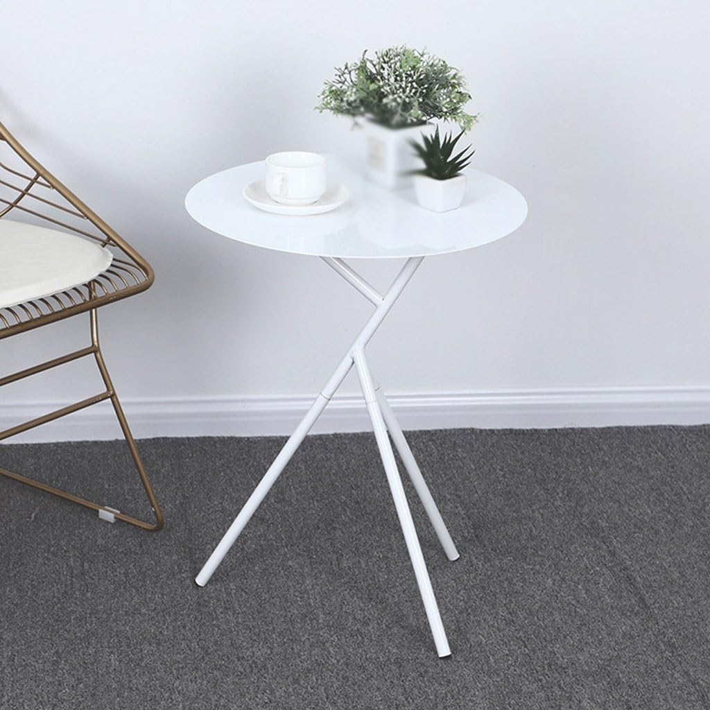 Mesa de centro nórdica sencilla, mesa de centro de hierro forjado, mesa de centro para sala de estar, oficina, apartamento pequeño, mesa de centro redonda, mesas de sala de estar (color: B) Star of