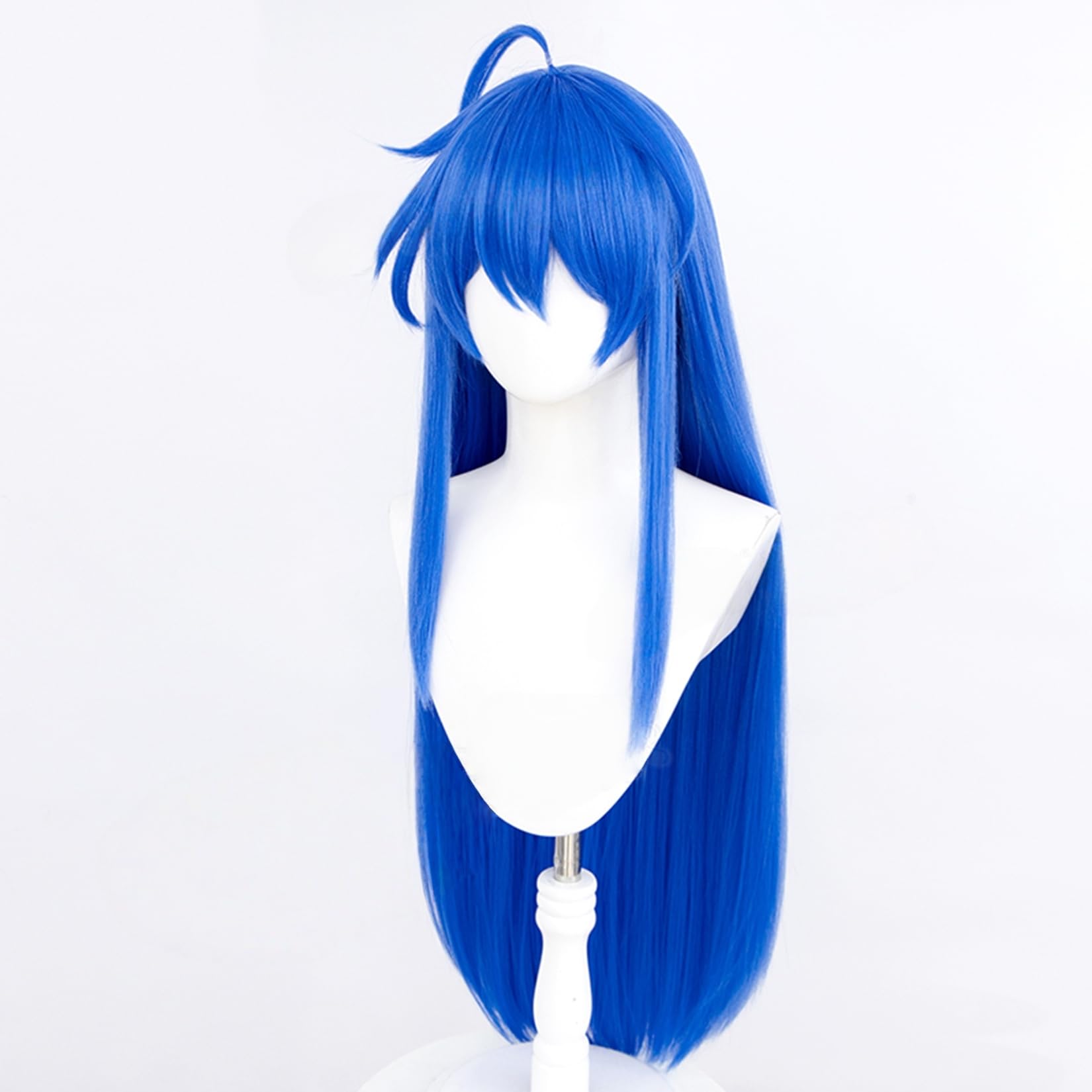 Amazon.co.jp: LAOBAO 泉こなた コスプレ ウィッグ 青髪 ロング