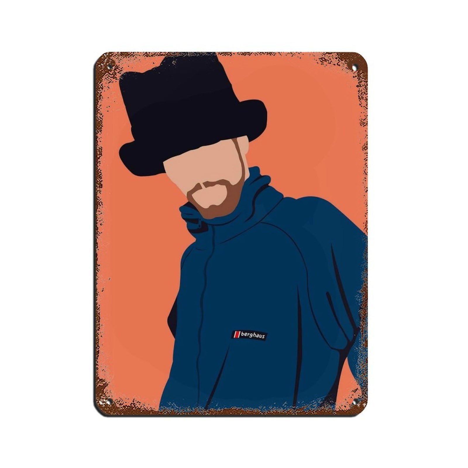 Jamiroquai Poster Tin Sign Vintage Metal Pub Club Cafe Bar Home Wall Art Decoration Poster Retro 12x16inch(30x40cm)