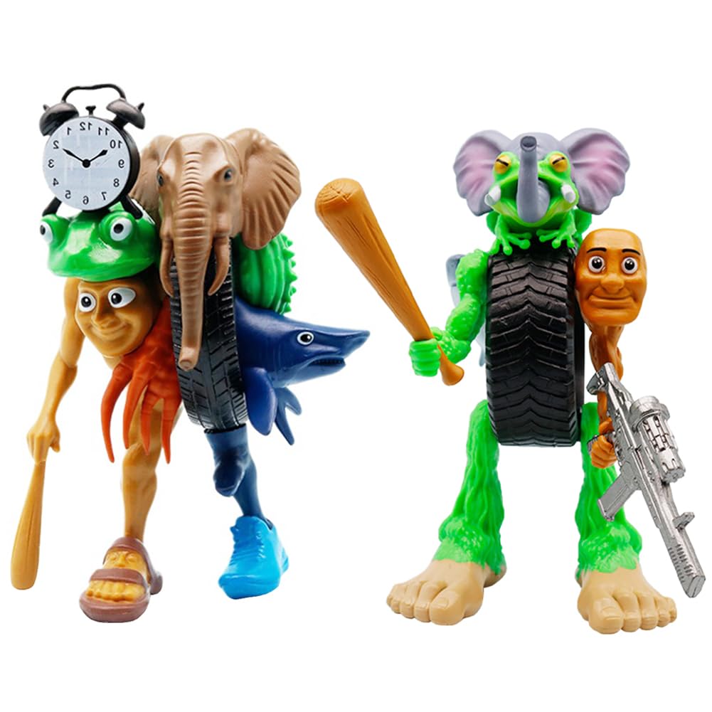 Jilijia Tung Tung Tung Sahur Figure Brainrot Animals Fusion