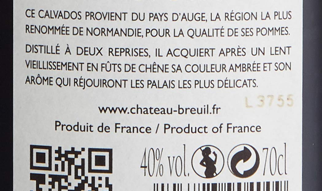 Chateau du Breuil - VSOP - Calvados (1 x 0.7 l)
