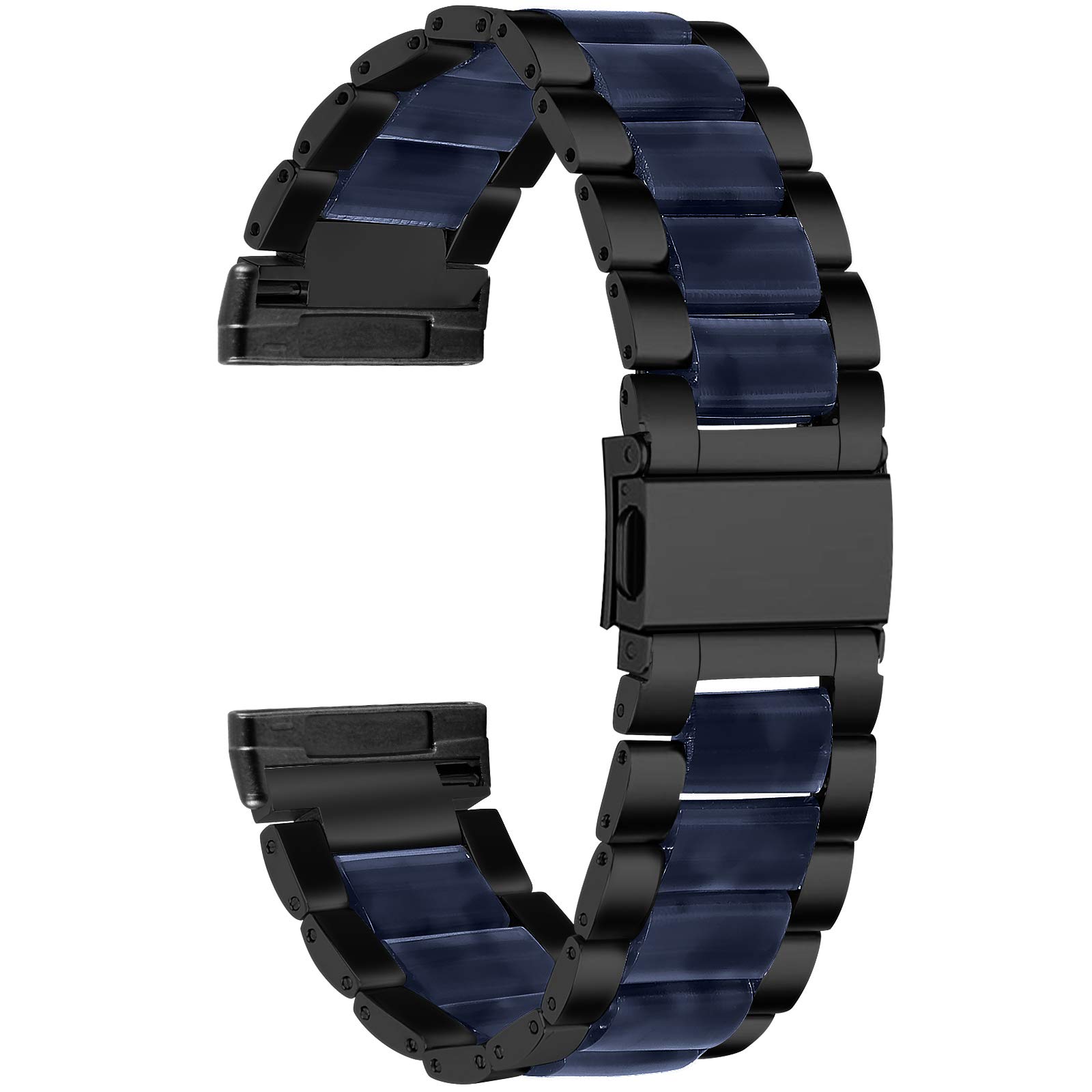 Cinturino in resina compatibile con Fitbit Versa 4 / Sense 2 / Versa 3 / Sense Bands per uomo e donna, cinturino di ricambio regolabile per Fitbit Versa 4 / Sense 2 Smart Watch