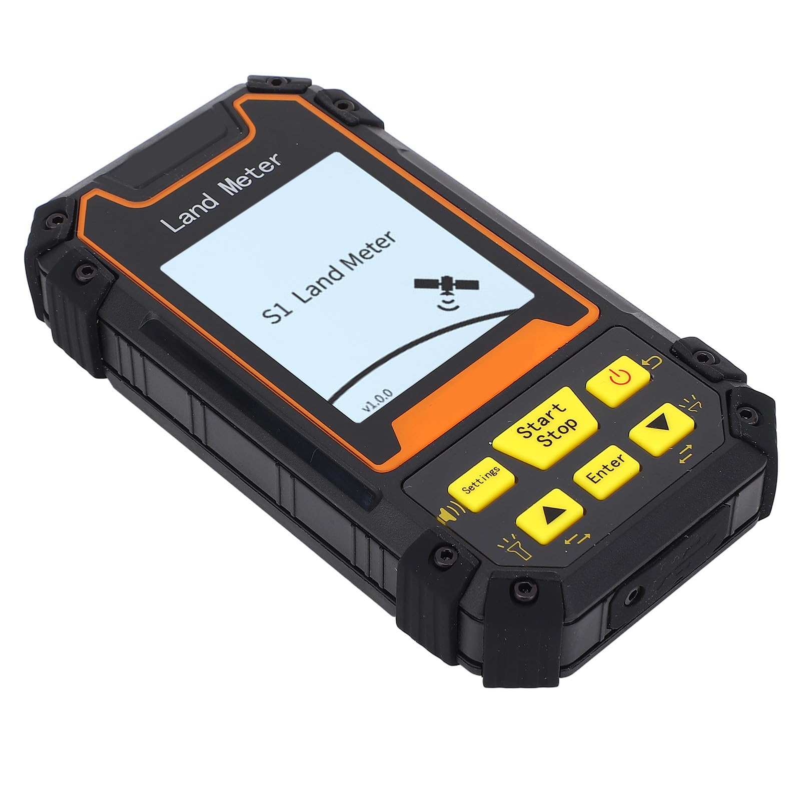 AUNMAS Medidor Topográfico GPS Portátil, Diseño Robusto, Herramienta de Medición para Cálculo de áreas Agrícolas, Medición Precisa de Distancias para Agricultores