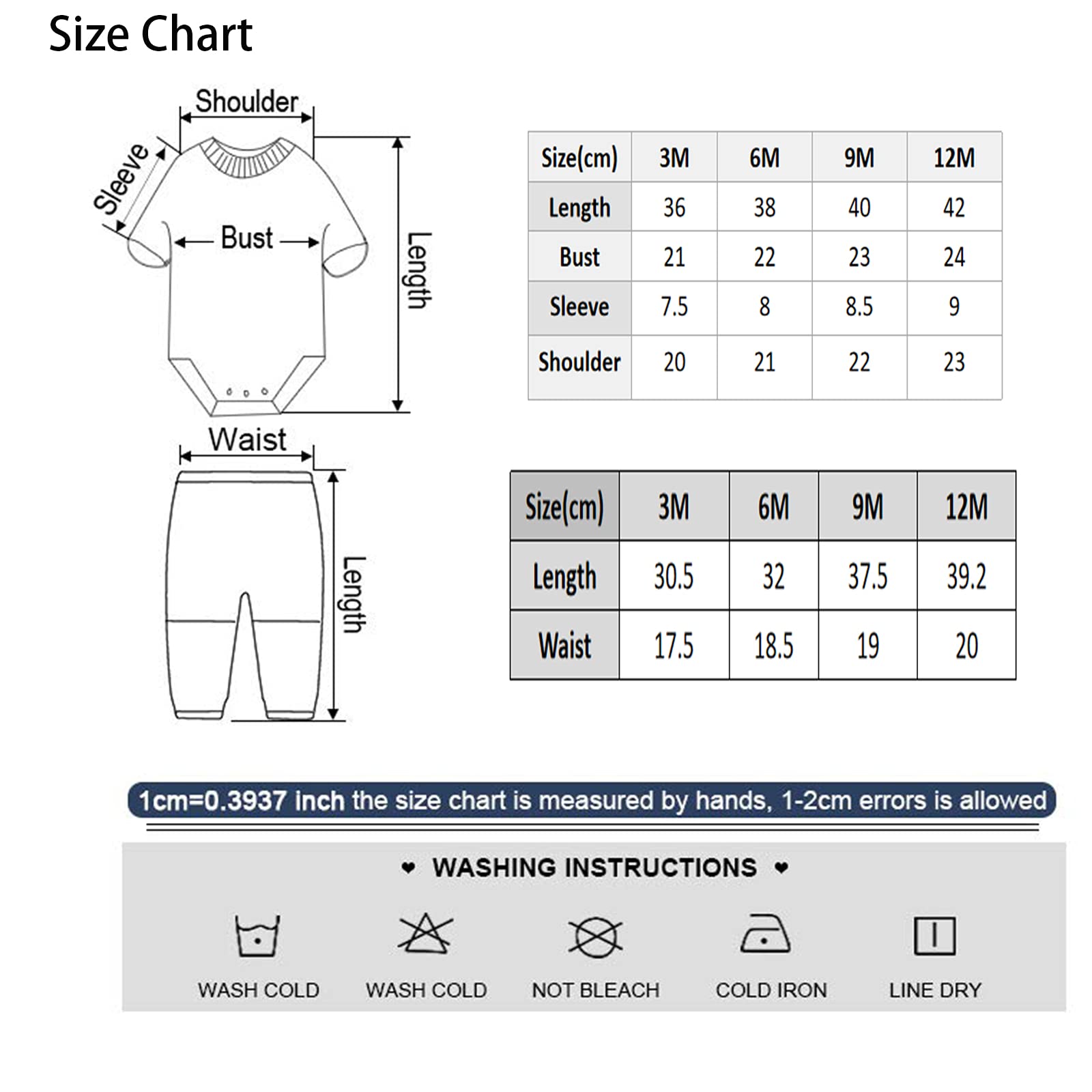 MAMIMAKA Body para bebé, pantalones de bebé, ropa de bebé, mamelucos de manga corta, mamelucos para bebés niños y niñas