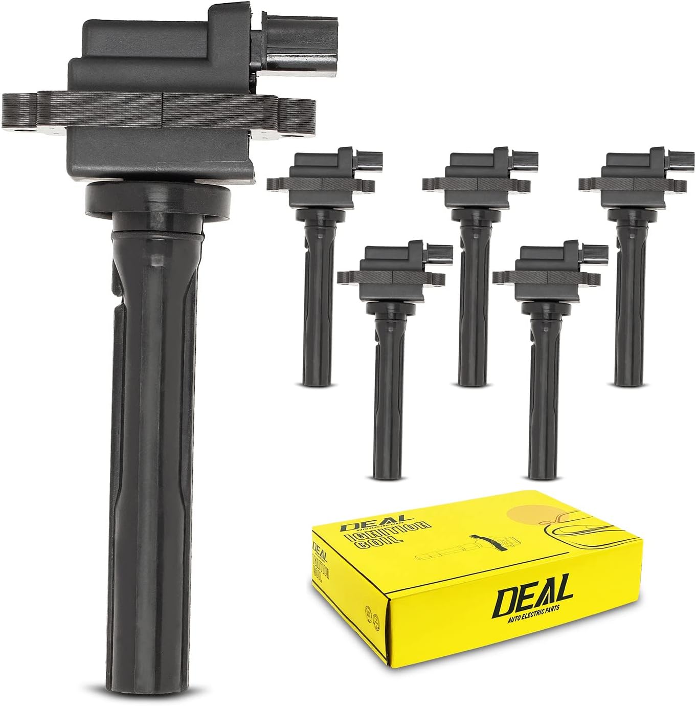 DEAL Ignition Coil Pack, Compatible with Chevy Tracker - Suzuk iGrand Vitara XL-7 2.5L 2.7L V6, Replaces UF237 C1159, 6PCS