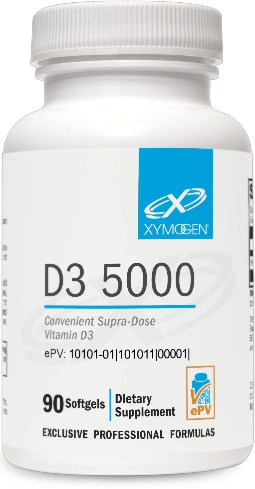 XYMOGEN D3 5000, 90 Softgels