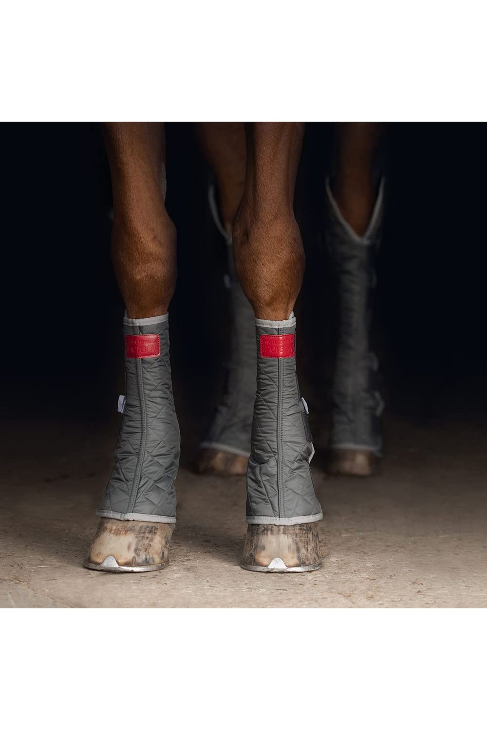 Equilibrium - Vendas para Caballos Hind & Hock Diseño Magnético (XL) (Gris)