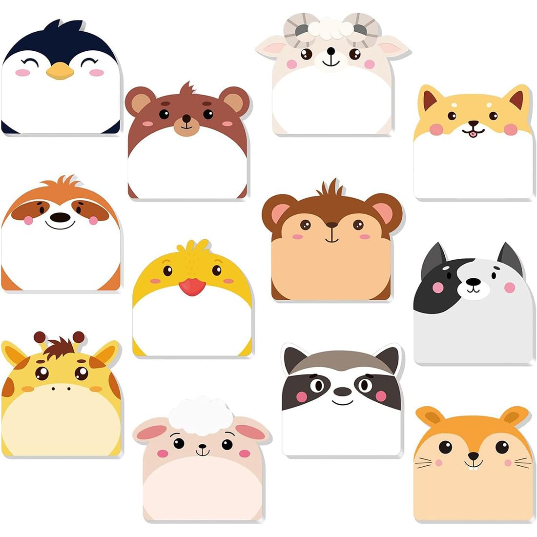 24 Pezzi Blocchetti Memo Adesivi 720 Fogli Gadget Compleanno Bambini Mini Note Adesive