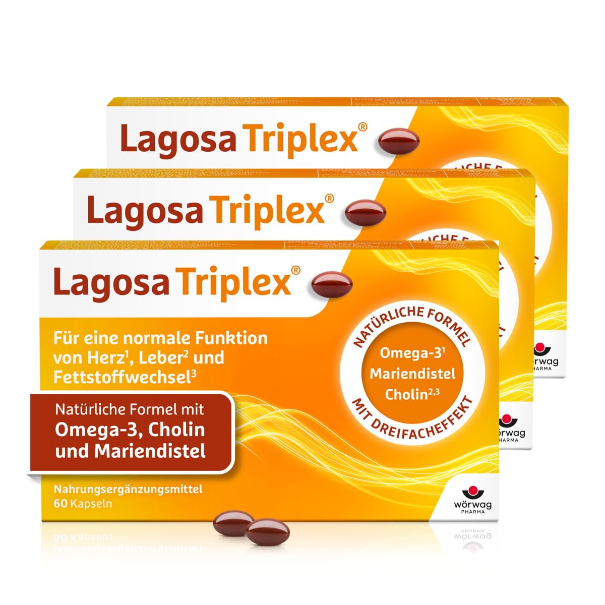 Natürliche Formel mit Omega-3 (EPA/DHA) & Cholin aus Krillöl für Herzfunktion, Leberfunktion und Fettstoffwechsel*- ergänzt mit Mariendistel, Nahrungsergänzungsmittel | 180 Kapseln