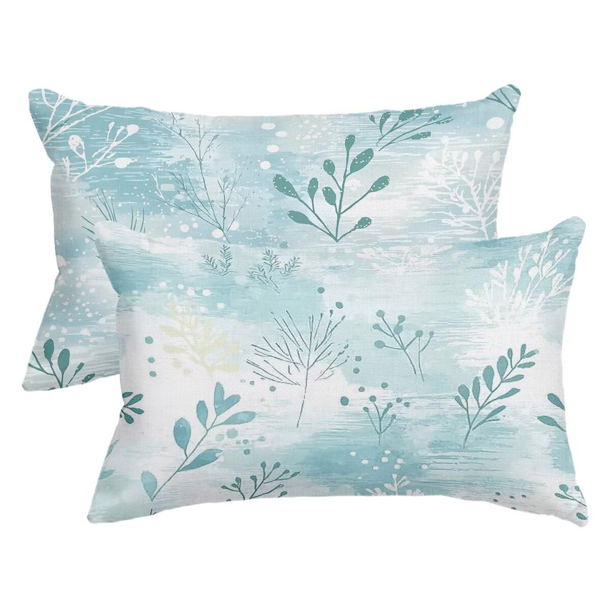 Housse coussin 40x80 exterieur impermeable contre taches et humidite de jardin