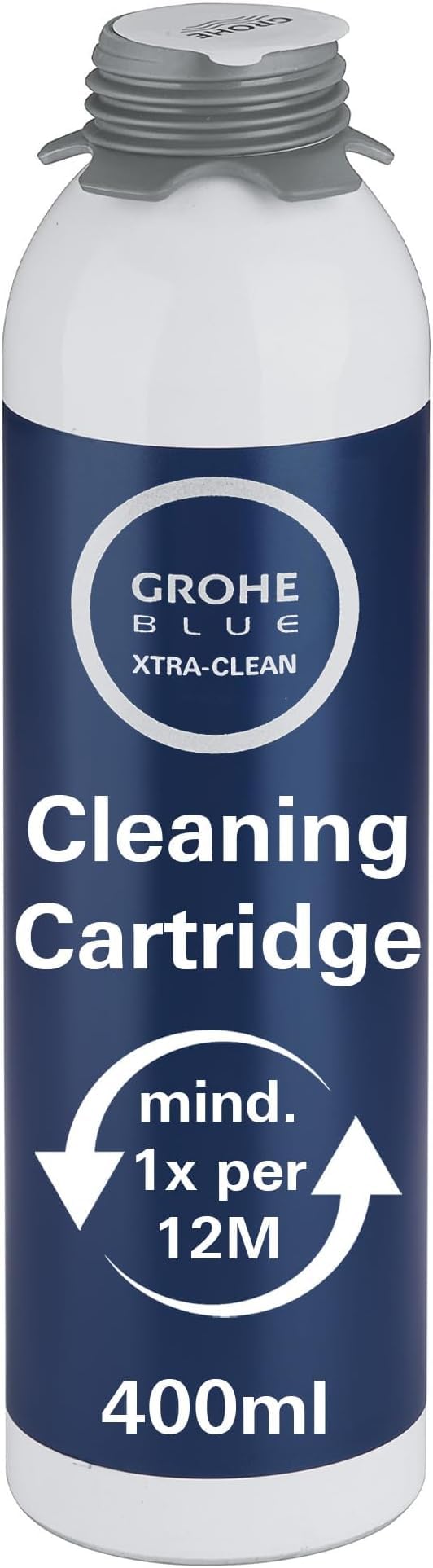 GROHE Set Filtro a 5 Fasi per Elevare il Gusto dell’Acqua, Ridurne il Residuo Fisso e il Calcare, Taglia S Capacità Media 600 l, 40404001 + Cartuccia per Pulizia per sistemi GROHE Blue