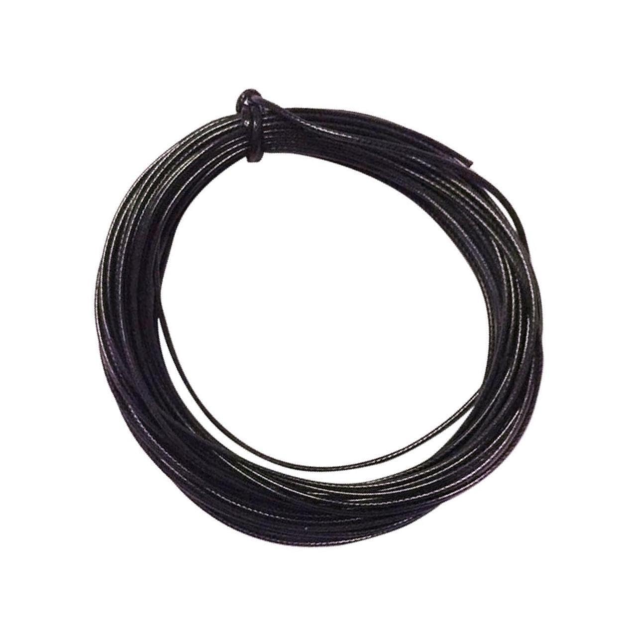 KIXZSAZ Premium 10m Waxed Nylon Cord Jewelry Making String Findings Bracelets Jewellery, Black, 10M