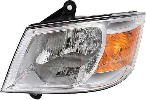 Miniatura 3 de ECCPP Conjunto de faros delanteros para Dodge para Grand Caravan 2008-2010 Faros laterales del conductor y del pasajero