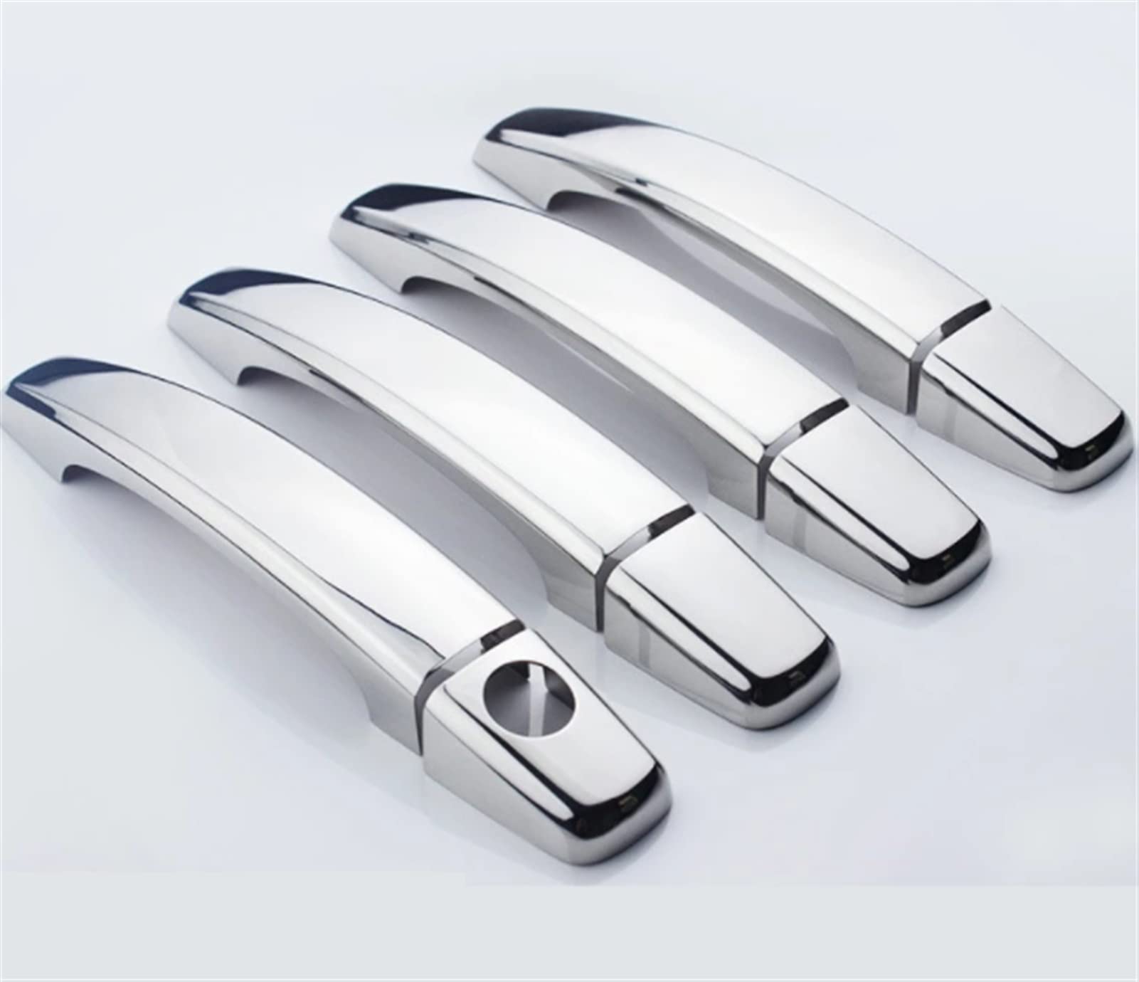 Fahbstr One Color Exterior Door Handle Cover For Captiva 2006-2019 Car Styling 8Pcs Abs Chrome Door Handle Protective Covering Cover Trim