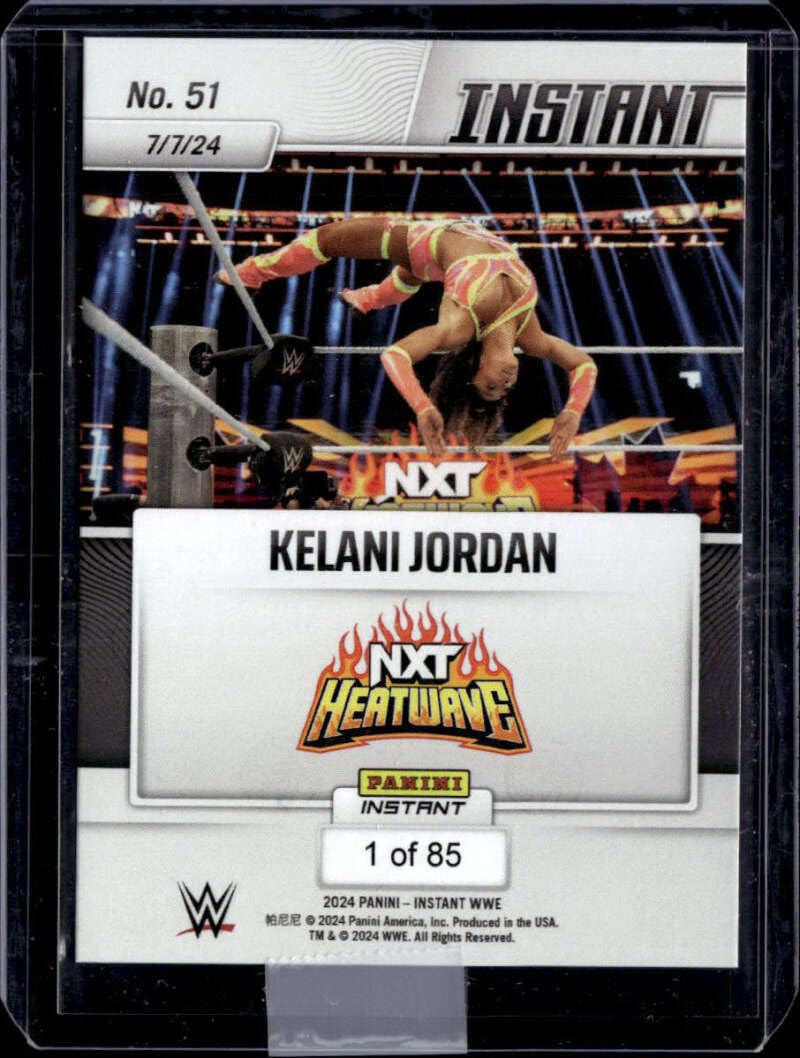 Amazon.com: KELANI JORDAN RC SP 2024 WW E Instant PR:85 ROOKIE #51