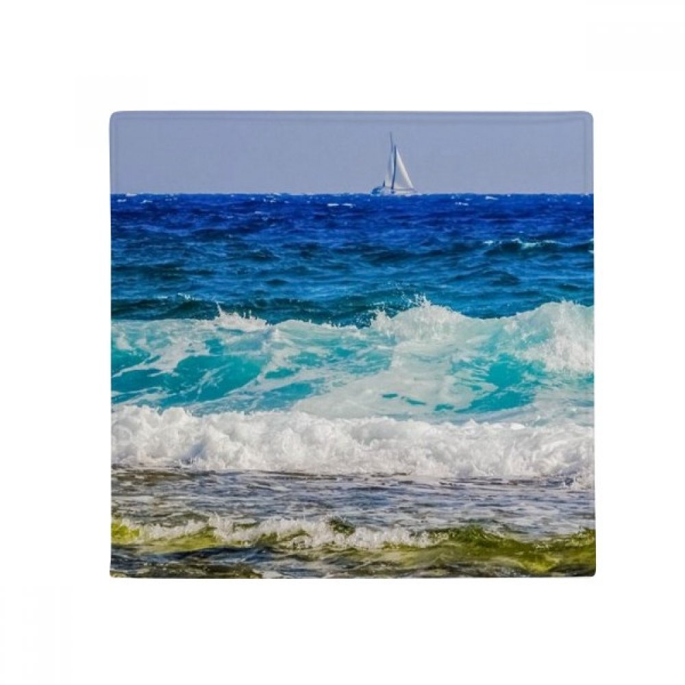 Tapis de sol vague de mer nature antidérapant multiusage 50x50cm