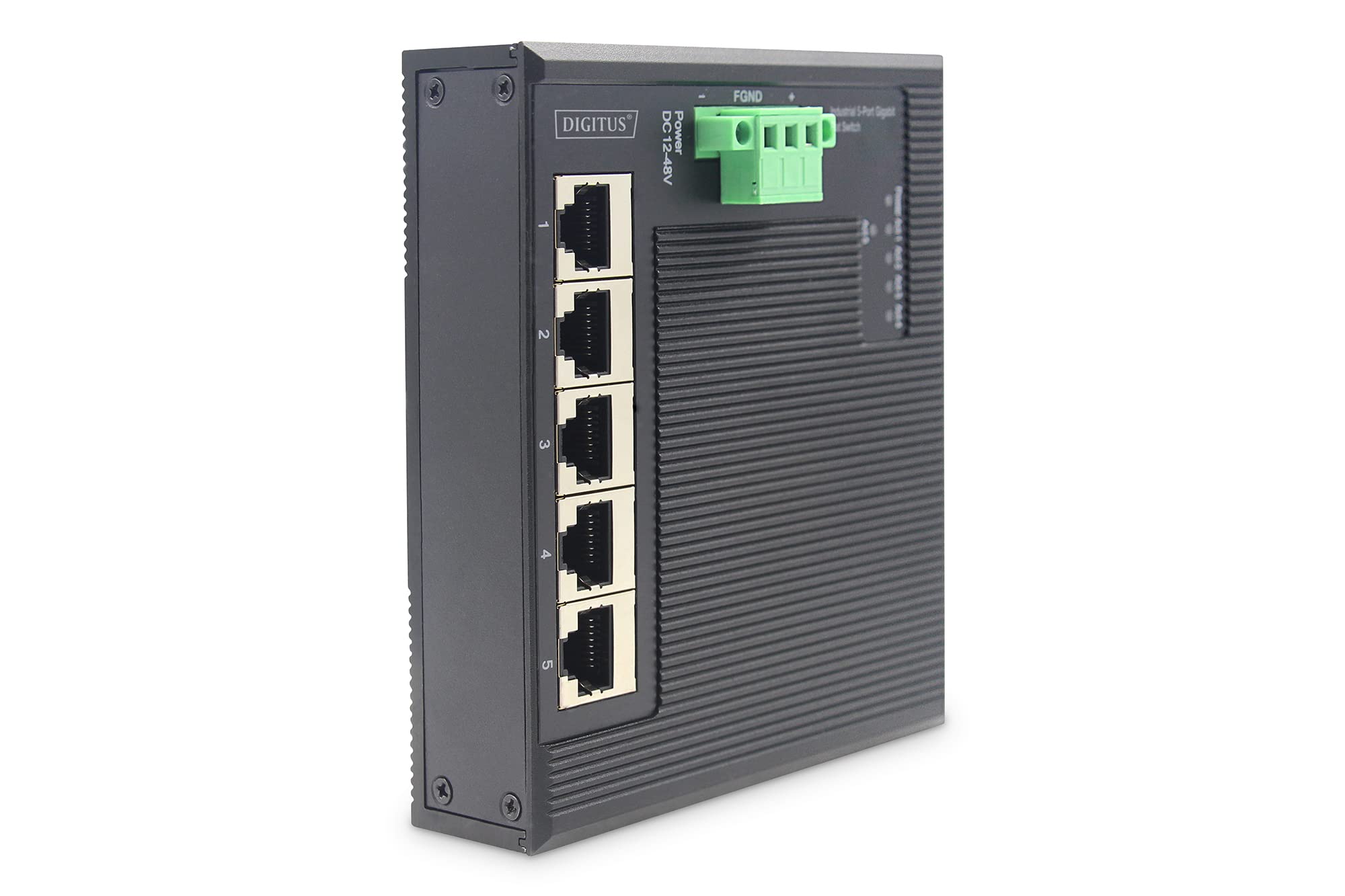 DIGITUS Industrie Gigabit Flat Switch 5-Port