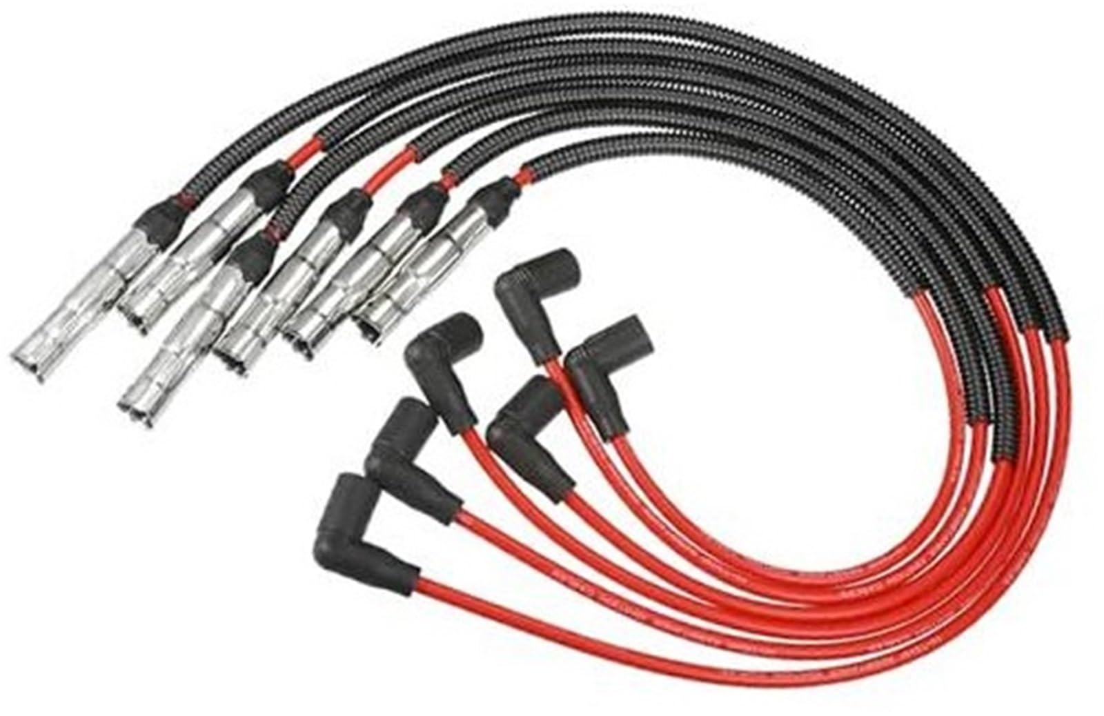 Cables de Bobina de Encendido para bujías de Coche, 7 mm, para Golf, Jetta, Passat, n.º 021998031A/021998031. Paquete de 6 Cables de Encendido.