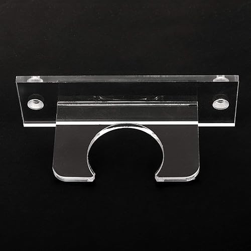 Miniatura 6 de Soporte para bate de béisbol para exhibición vertical, soporte de pared resistente de acrílico | Se adapta al mango de cualquier bate de béisbol y