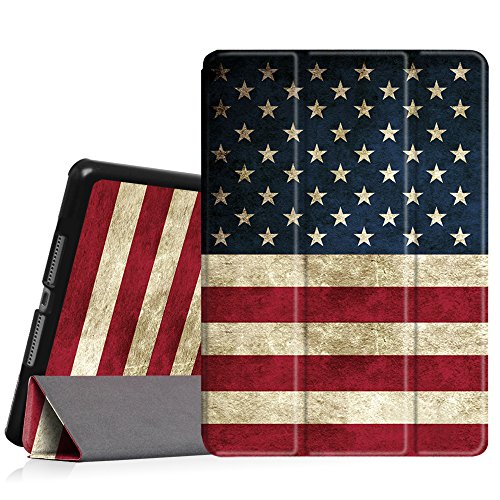 Fintie iPad Air Case- [Slim] Ultra Lightweight Stand Protective Cover with Auto Sleep/Wake Feature for Apple iPad Air, US Flag