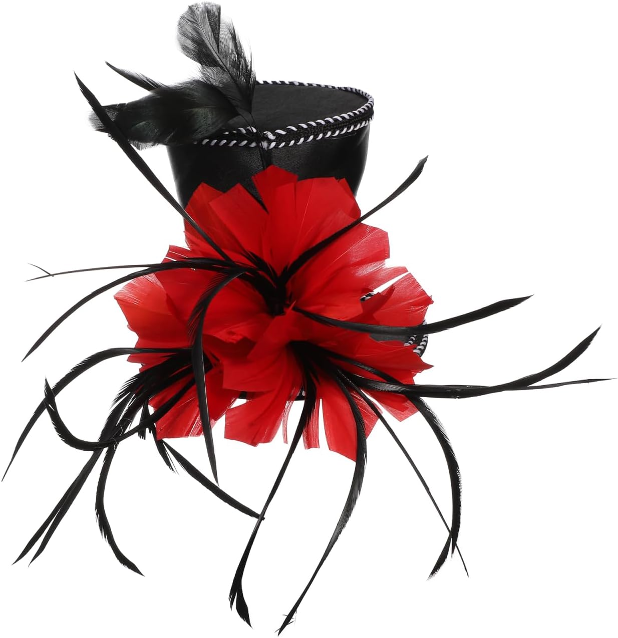 Top Hat Headband for Women Fascinator Hat Halloween Cosplay Christmas Wedding Parties Stylish Hair Accessory - Image 9