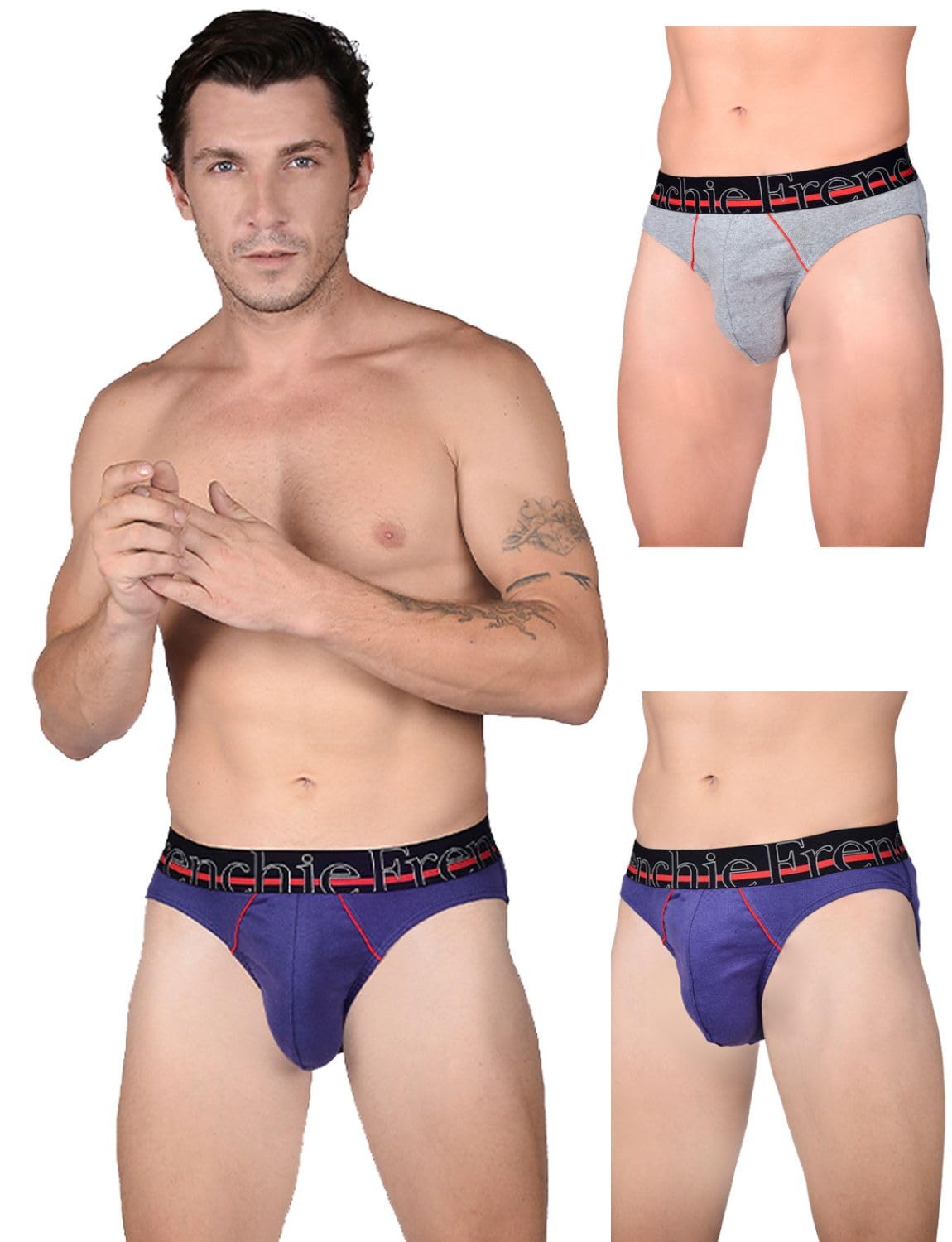 vip Men's Cotton Solid (Pack of 3) (Brief_Assorted-picture-26