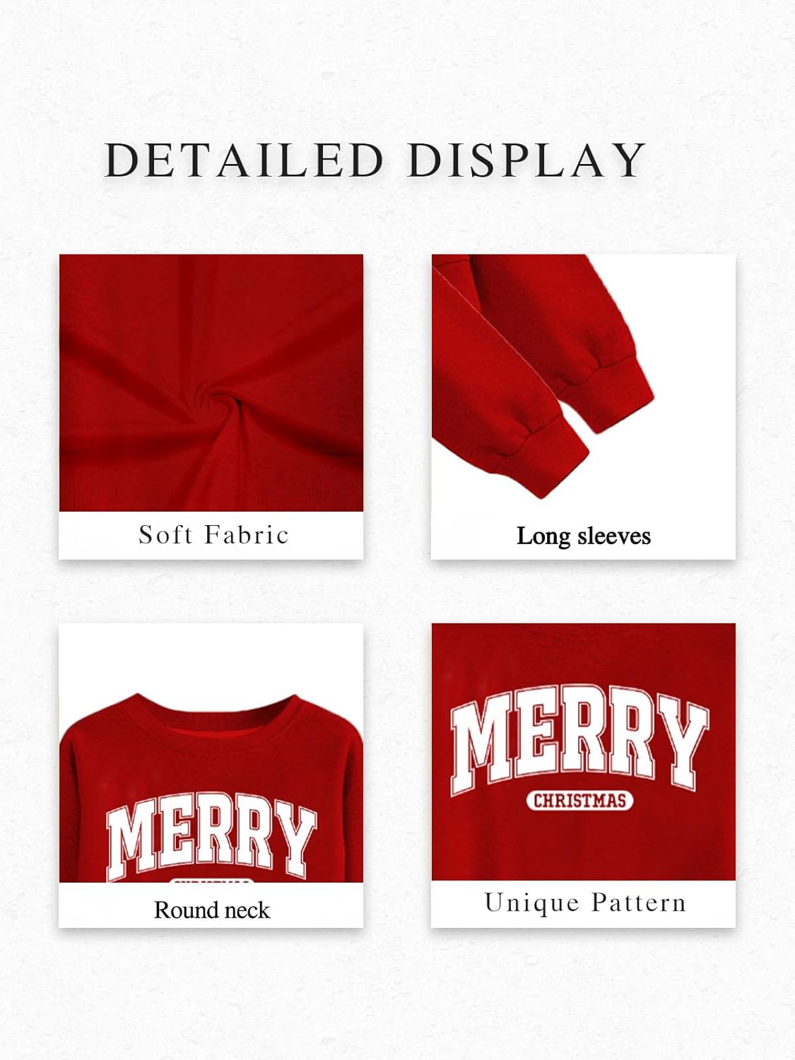 Cropped Christmas Sweaters for Women Xmas Long Sleeve Crop Sweatshirt Fall Winter Teen Girls Y2k Outfits