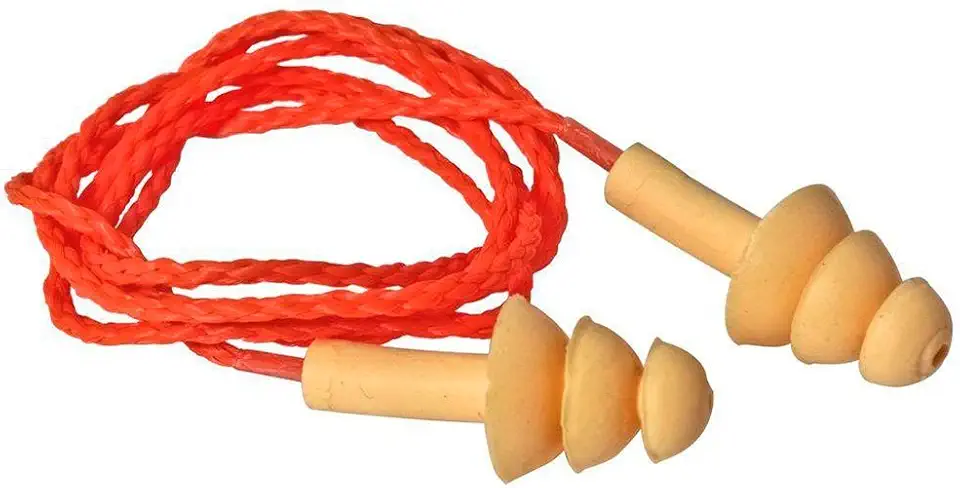 Protetor Auricular Tipo Plug de Silicone com Cordão em Algodão-PROTEPLUS-PPA03