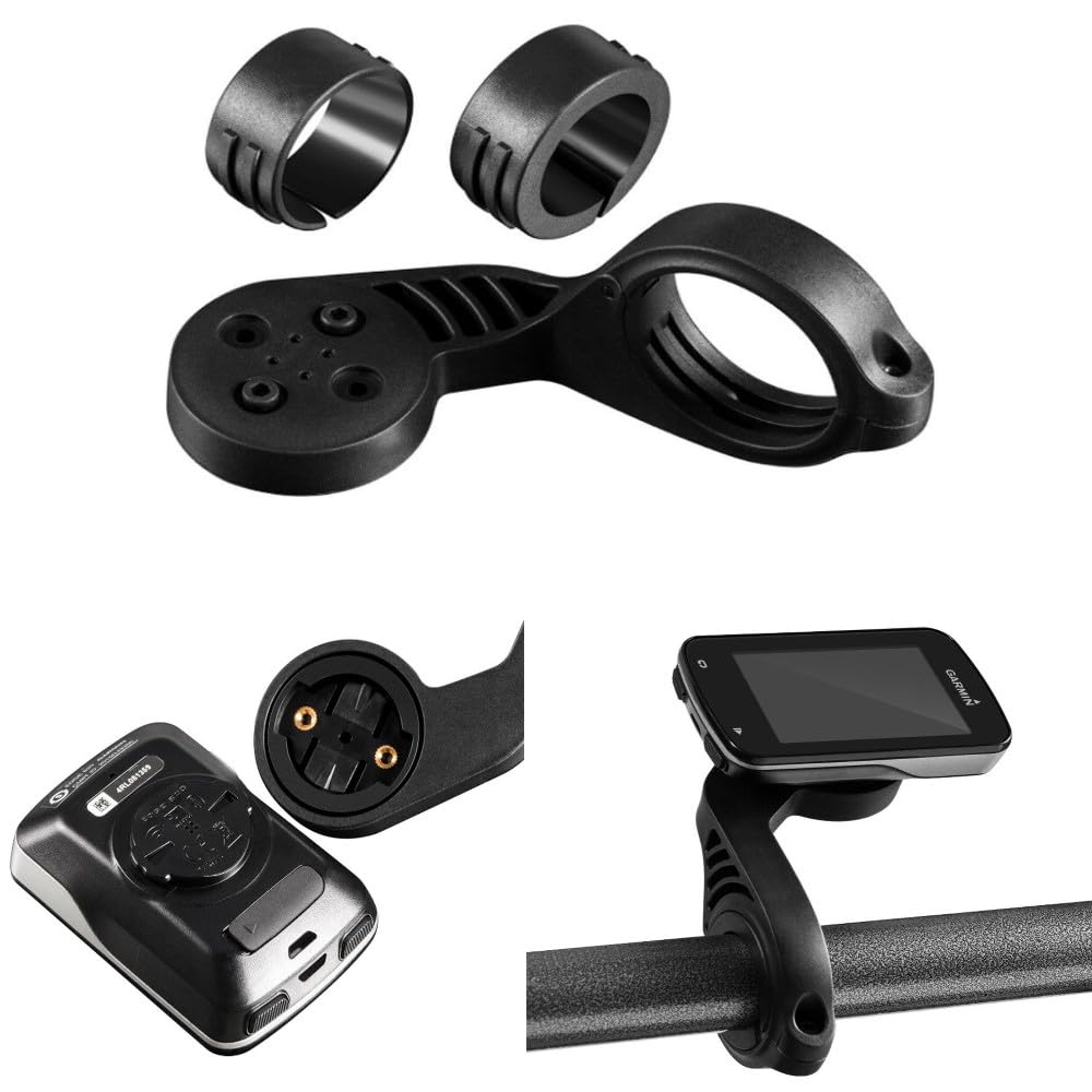 Support De Vélo Pour Garmin Edge – ABS, Avec Entretoises 25,4/31,8 Mm, Clé Incluse – Compatible Edge 1040, 1030, 840, 540, Etc.